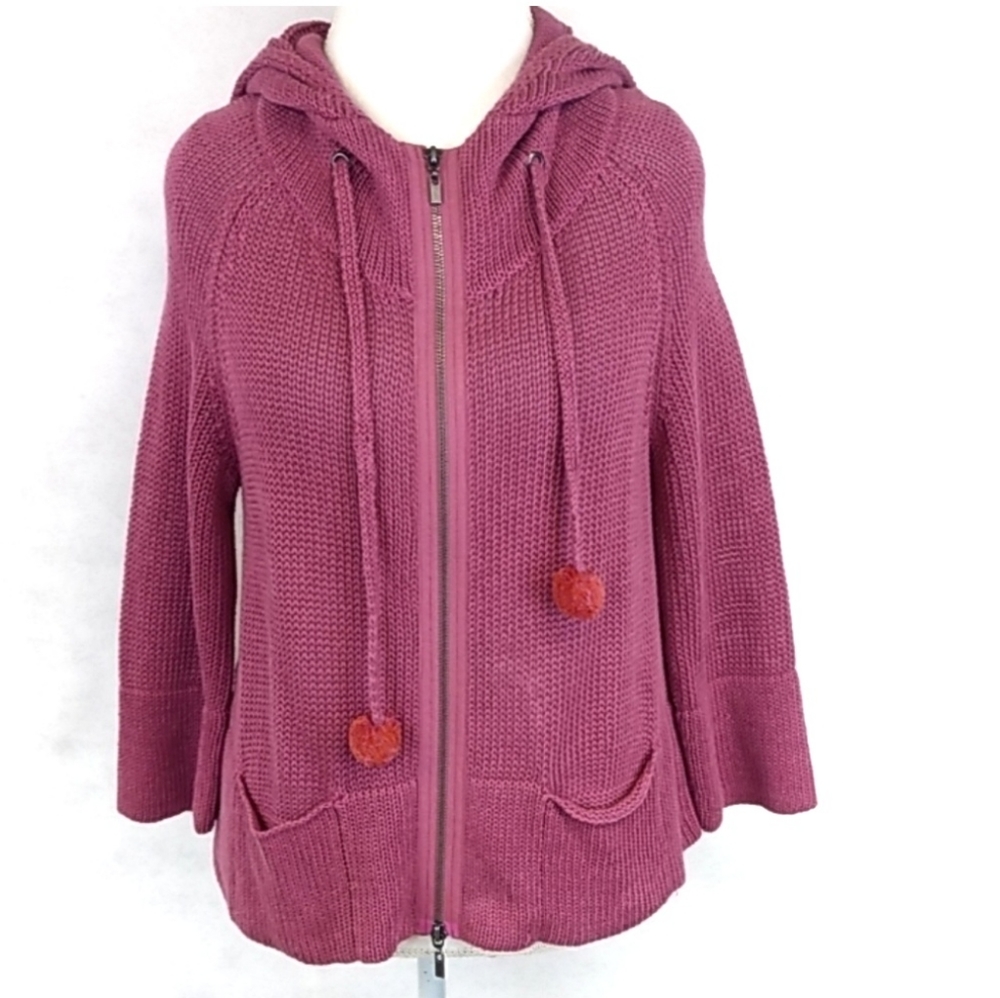Anthropologie Moth Full Zip Sweater Jacket Small - Picture 2 of 7